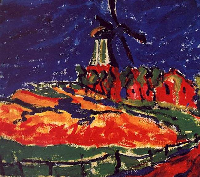 Erich Heckel Windmill, Dangast